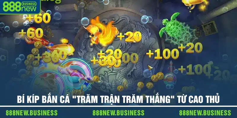 Bí kíp bắn cá "trăm trận trăm thắng" từ cao thủ